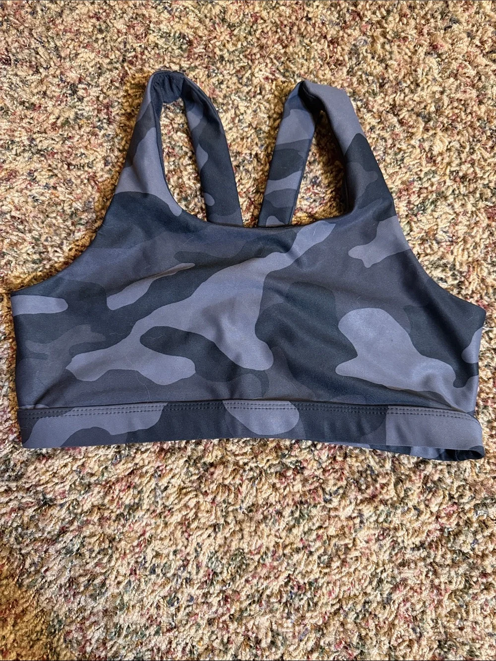 Old Navy Girls Floral Pink & Charcoal Camo Sports Bra Set NWT